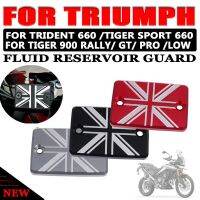 สำหรับ Triumph Trident 660 900เสือ660 Trident660ของประดับจักรยานยนต์ด้านหน้า850อ่างเก็บน้ำถังน้ำมันเบรกฝาครอบน้ำมัน