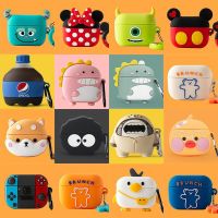 Applicable to Edifier MiniBuds Heartless Bluetooth Headphone Protective Case Soundmax X3 Box X6 Silicone Shell Cartoon v02 Soft Case