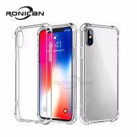 ๑₪☞ Phone Case For iPhone 7 8 Plus 6 6s 5 5s Transparent Anti-knock Cases Soft TPU Silicone Back Cover X XR XS 11 12 Pro Max 12mini