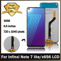 6.6ดั้งเดิม “สำหรับ Infinix Note 7 Lite จอแอลซีดี X656แบบสัมผัสหน้าจอชิ้นส่วนทดแทนการกำหนดตำแหน่ง