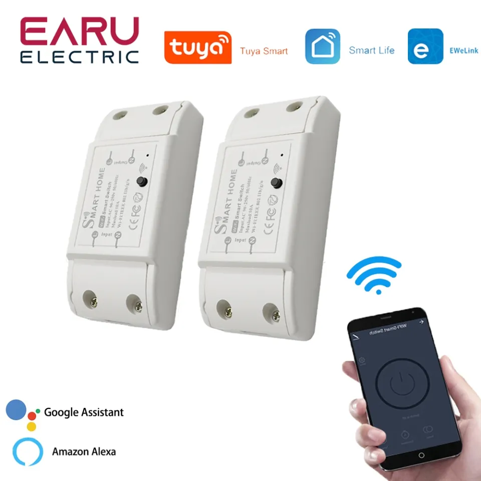 EARU- Smart Home Wifi Wireless Remote Switch Breaker Light Controller