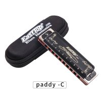 East top Harmonica Diatonic Blues of Paddy C 10 Holes 20 Tones 008K for Adults Professionals Students