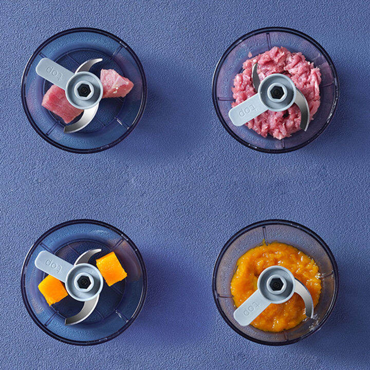 Electric Chopper Cordless Design Garlic Chopper Blue for Lean Meat for