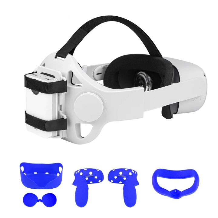 for-oculus-quest-2-halo-strap-head-strap-protective-case-silicone-handle-cover-set-vr-elite-strap-for-oculus-quest2-accessoires