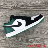 2023 Original J 1 Low A J 1 Black Green size:36-45 sports shoes LJR high quality E407