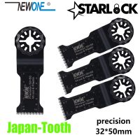 NEWONE Compatible for Starlock 32x50mm Length Precision Japan Teech Saw Blades Oscillating Tools multi-tool woodcutting