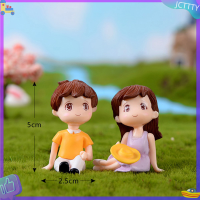 ? JCTTTY ? Veli shy XIUYA ตกแต่ง Miniatures คู่ Sweety Lovers รูปประดับในสวนเครื่องตกแต่งบอนไซ