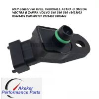 AK105 MAP Sensor For OPEL VAUXHALL ASTRA G OMEGA VECTRA B ZAFIRA VOLVO S40 S60 S80 46433053 90541409 0281002137 9125462 8699449