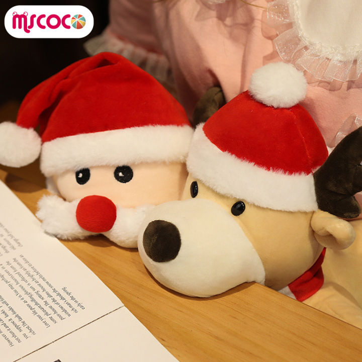 mscoco-หุ่นเล่าเรื่องเนอร์เอลก์คริสต์มาสทนทานต่อการดึงและของขวัญการนวดสำหรับคริสต์มาสวันเกิดปีใหม่