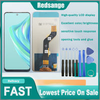 Redsange หน้าจอ LCD 6.82นิ้วของแท้สำหรับ Infinix Hot 20 Play X6825จอแสดงผล LCD แบบสัมผัสหน้าจอชุดประกอบดิจิไทเซอร์แบบหน้าจอ LCD อะไหล่พร้อมกรอบกลางสำหรับ Infinix Hot 20 Play