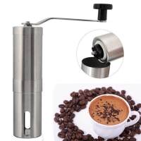 iRemax Stainless Steel Manual Coffee Bean Grinder Mill Kitchen Hand Grinding Tool อุปกรณ์บดแตนเลส สำหรับเมล็ดบดกาแฟส MG0088(Silver)