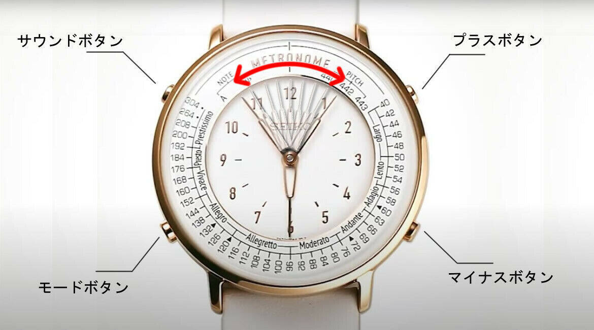 セイコー メトロノームウォッチ - 腕時計(デジタル)