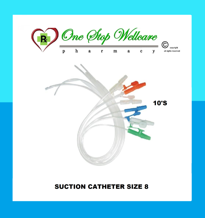 SUCTION CATHETER SIZE 8 (10'S) (EXP:11/2026) | Lazada