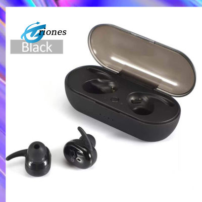 Y30ชุดหูฟังหูฟังกันน้ำพร้อมกล่องชาร์จรองรับบลูทูธไร้สาย Headphone Stereo ระบบตัดเสียงรบกวนแบบ In-Ear 5.0พร้อมกล่องชาร์จ
