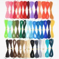 ☞❦ 10 Meter 1mm 40 Color Mix Waxed Cotton String Beading Cord Rope For DIY Jewelry Findings Accessories Making Material Bracelet