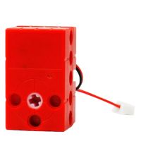 Geekservo Sparkleiot Programmable 2KG Motor 360° Red Motor for Lego Building Blocks Project Dual Output Shaft Building Block Motor