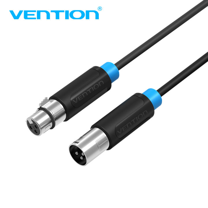 vention-สายสัญญาณเสียง-สายขยายความยาว-สายไมค์-xlr-ตัวผู้เป็น-xlr-ตัวเมีย-audio-cable-xlr-audio-extension-cable