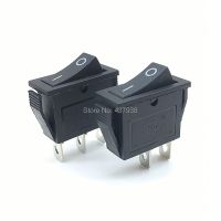 5PCS KCD3 Rocker Switch 15A 250V/20A 125VAC 2/3 Pins SPDT ON-OFF 2 Position Black Boat Power Switch