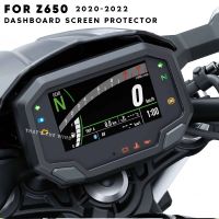 เครื่องมือป้องกันรอยขีดข่วนสำหรับรถมอเตอร์ไซค์สำหรับคาวาซากิ Z650 2022 2021 2020แผงหน้าปัดจอฟิล์ม