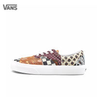 [กล่องเดิม] VANS ERA ดอกไม้มะม่วงหิมพานต์เย็บกันลื่นรองเท้าผ้าใบต่ำรองเท้ากีฬาผู้ชายและผู้หญิง -VN0A4U391IO