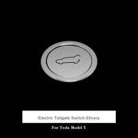Hiasan Mobil ทั้งหมดอะลูมินัมอัลลอยสำหรับ Tesla รุ่น3 /Y มือจับประตูควบคุมกลางติดขึ้นปุ่มหน้าต่างรูปลอกพวงมาลัย