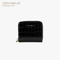 COCCINELLE METALLIC CROCO SHINY SOFT Small 11A201 กระเป๋าสตางค์ผู้หญิง