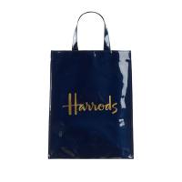 Harrods รุ่น Medium Logo Shopper Bag สี Navy***พร้อมส่ง