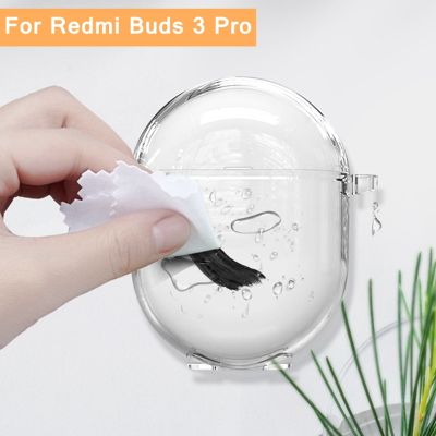 Clear Case For Xiaomi Redmi Buds 3 Pro / Airdots 2 / 3 Pro 3pro Poco Protective Shell Redmy Buds3pro Silicone Transparent Cover Wireless Earbud Cases