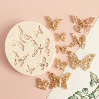 Butterfly Fondant Silicone Mold Sugarcraft Wedding Cake Decorating Tools Resin Chocolate Molds Mold For Baking Bread Cake  Cookie Accessories