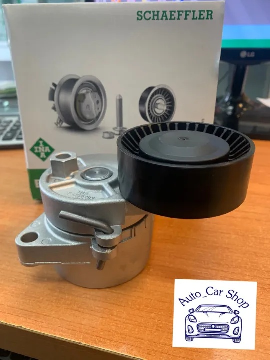 ชุดตั้งสายพานแอร์ (Belt Tensioner) ยี่ห้อ INA (534 0104 10) BMW เครื่อง