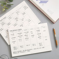 Universal Planner 60 Sheets Weekly Monthly Schedule Stationery Office School Supplies Notebooks