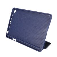 for iPad Mini Case 7.9Inch Tablet PC Protective Case with Contact Pen Anti-Lost Card Slot Design PU Protective Case