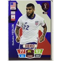 การ์ดนักฟุตบอล DeAndre Yedlin ฟุตบอลโลก world cup 2022 การ์ดสะสม USA การ์ดนักเตะ สหรัฐอเมริกา