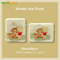 น่ารัก Win-Nie หมี Tiger เคสหูฟังสำหรับ Apple AirPods Pro AirPods 1 2 3 IMD นุ่มหูฟัง Air Pods ปลอกกระเป๋าป้องกัน AirPod อุปกรณ์เสริมสีส้มสีเหลือง