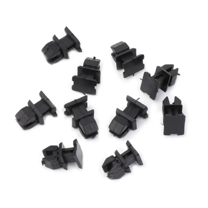 10 Pcs Door Plastic Panel Clip Push Retainer Body Fasteners For ...