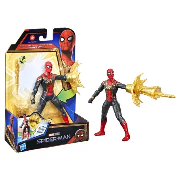 Spider-Man Marvel 6-Inch Jet Web Cycle Vehicle and Detachable Action Figure  Toy with Wings, Movie-Inspired, for Kids Ages 4 and Up