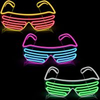 แว่นตา Led Neon Party กระพริบแว่นตา EL ลวดเรืองแสง Gafas Luminous Bril ของขวัญแปลกใหม่แว่นตากันแดด Glow Light Supplies