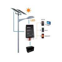 12V 10A PWM ควบคุมการชาร์จไฟถนนพลังงานแสงอาทิตย์พร้อมไดรเวอร์ LED IR หรือ APP Control