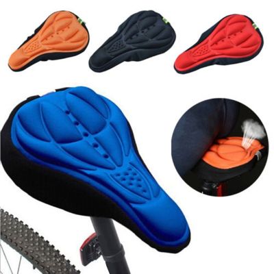 3D Anti-Slip Bicycle Cushion non-slip fabric Adjustable Bike aviation cushion cotton Saddle Breathable Cycling Seat Cover Pad