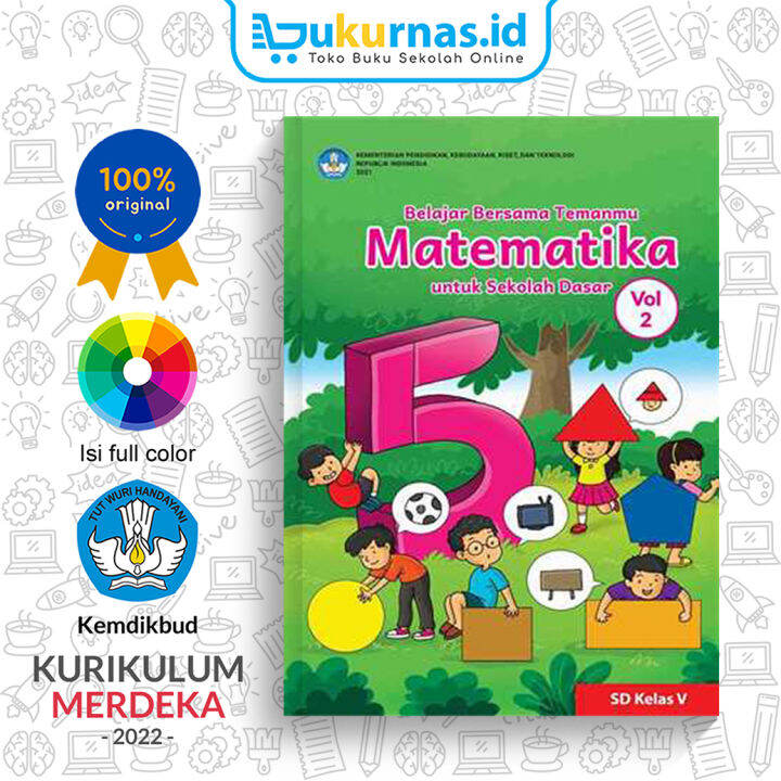 Buku Belajar Bersama Temanmu : Matematika SD Kelas 5 Vol 2 K-Merdeka ...