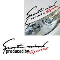 GS 7.5"x 2.8" Sports Mind Letter Logo Decal Car Stickers Headlight Sticker