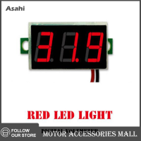 Asahi Motor DC 0-100V สายไฟ LED 3-Digital MINI voltmeter Meter Display Voltage PANEL Tester