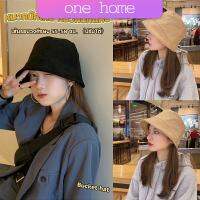 One Home หมวกบักเก็ต Fashion หมวกปีกแคบ หมวกมินิมอล Bucket Hats