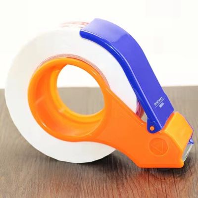 Tape Dispenser Plastic Sealing Packer Packaging Parcel 48mm Width Roller Tape Cutter Sealing Tape Holder Manual Packing Machine Adhesives Tape