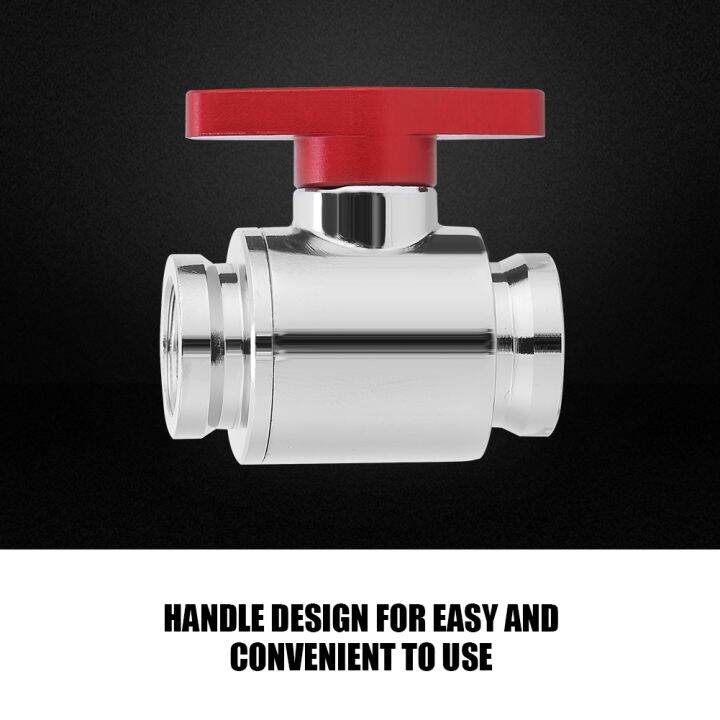 Water Cooling Valve 2 Types G1/4 Internal Threads Valves Water Ball Valve for Computer Water