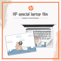 DIY หมีน่ารักแล็ปท็อปสติกเกอร์สกินโน้ตบุ๊คคีย์บอร์ดสติกเกอร์สำหรับ HP Pavilion X360/14S dk/ 14s dq/15 da สติ๊กเกอร์ตกแต่ง-ccry73413