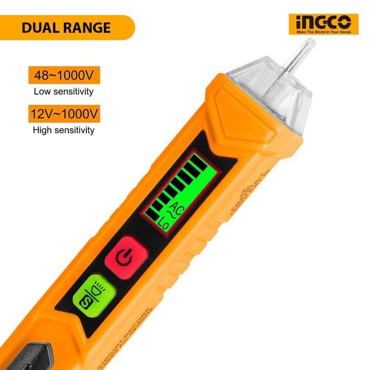 ingco-ปากกาวัดไฟ-ปากกาวัดแรงดันไฟฟ้า-แบบไม่ต้องสัมผัส-รุ่นvd10003-ac-voltage-detector