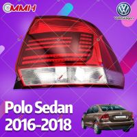 Volkswagen Polo Vento sedan รถเก๋ง 2016-2019 เสื้อ​ไฟท้าย ไฟท้าย​แต่ง ไฟท้ายไฟเบรค​ ไฟเลี้ยว Taillamp Taillight ไฟท้าย​ พร้อมทับทิม ไฟท้ายกันชนหลังสําหรับ​ ทับทิมในฝาท้ายไฟท้าย ไฟเบรก ไฟสัญญาณเตือน