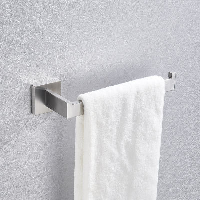 Bathroom Hardware Set Brushed Robe Hook Towel Rail Bar Rack Bar Shelf Tissue Paper Holder Toothbrush Holder Bathroom Accessories