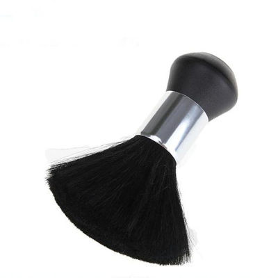 1PC Professional Soft Black Neck Face Duster แปรงตัดผมผมทำความสะอาด Hairbrush Salon ตัด Hairdressing จัดแต่งทรงผมแต่งหน้าเครื่องมือ ~